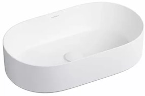Lavoar pe blat Omnires Mesa alb mat 53.5 x 31.5 cm