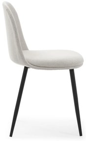 Scaune de dining bej 4 buc. Malila – Marckeric