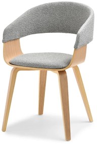 Scaun Renzo (gri + stejar). 1111262