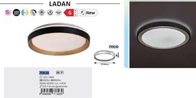Plafoniera LED cu telecomanda Ladan D-50cm