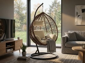 Scaun suspendat maro KOKON cu suport