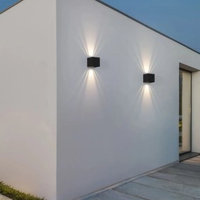 Aplica LED iluminat exterior ambiental IP65 VECTOR negru