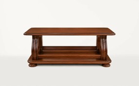 Masuta lemn masiv de cafea Bernhard L120xA65x45H