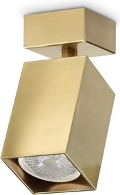 Spot aplicat tavan DYNAMITE AP1 SQUARE OTTONE