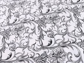 Lenjerie de bumbac alb ZUZANA Dimensiune lenjerie de pat: 70 x 90 cm | 140 x 200 cm