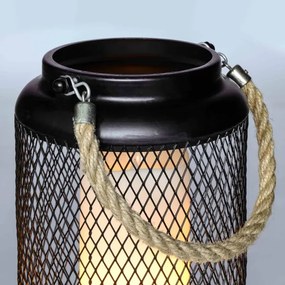 Lampă LED decorativă de masă Solight WO3101 LED/3xAA negru