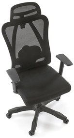 Scaun de birou Ramos negru H129 cm