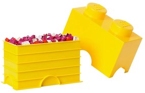 Cutie depozitare LEGO®, galben