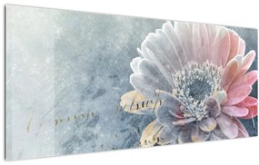 Tablou - Floare de iarnă (120x50 cm)