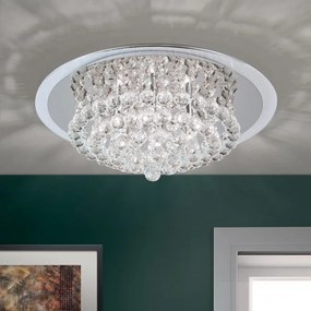 Plafoniera eleganta cristal K9 diam. 50cm Gloria DLU 2378/6/50 chrom OR