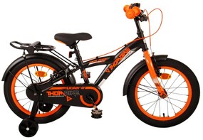 Bicicletă copii Volare Sportivo portocalie, 16 inch cu două sisteme de frânare