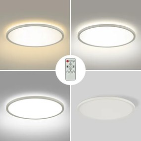 Brilagi - Corp de iluminat LED dimabil ULTRA SLIM LED/18W/230V Ø 30 cm alb + telecomandă