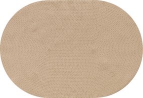 HOMCOM Covor pentru Living 170x120 cm Lavabil la Mașină Țesut Manual Stil Rustic Covoraș pentru Living Dormitor Bej | Aosom Romania