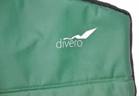 Scaun de camping pliabil DIVERO XL - verde