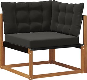 vidaXL Sofa Colțar pentru Exterior Lemn Solid de Acacia natural