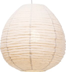 Lustră suspendată din iută împletită, natur, finisaj natural, 60 x 55 cm, „Bernay”