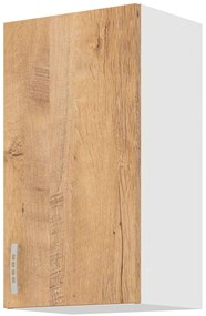 Dulap superior bucătărie Sylrona 40 G 72 1F (stejar lefkas + alb). 1032948