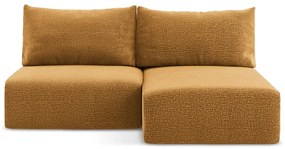 Colțar portocaliu extensibil/cu spațiu de depozitare (cu colț pe partea dreaptă) Kalena – Makamii