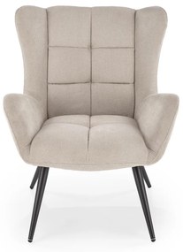 Fotoliu Byron stofa bej H92 cm