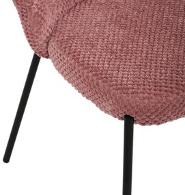 Set de scaune de sufragerie Bouclé CT-W1077 PINK2,4 buc
