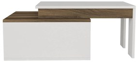 Masă de cafea Kolarado White Walnut