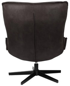 Fotoliu gri închis pivotant John – White Label