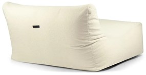 Fotoliu bean bag crem cu tapițerie din țesătură bouclé Sofa Lounge – SLOWDOWN