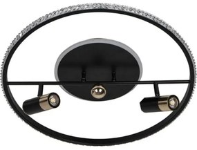 Plafonieră LED dimabilă LED/60W/230V 3000-6500K negru + telecomandă