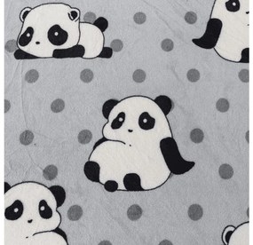 Cearsaf microplus PANDA 160x200 cm gri