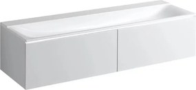 Dulap baza pentru lavoar suspendat Geberit Xeno2 alb 2 sertare 160 cm