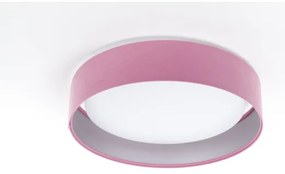 Plafonieră LED GALAXY 24W 230V roz/prăjitură argintie