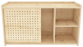 Bibliotecă de perete cu aspect de lemn de stejar 65x30 cm Sima – Kalune Design