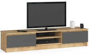 Măsuță TV Katalina (Stejar artisan + Gri). 1069932