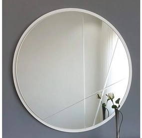 Oglindă de perete d. 60 cm argintie