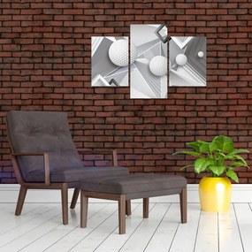 Tablou geometric abstract (90x60 cm)