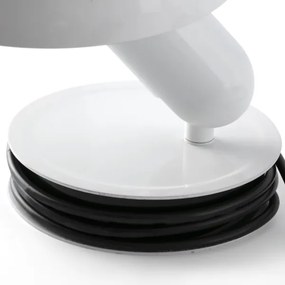 Lampă de masă cu clemă FARO 56101 2 în 1 BELA 1xE27/15W/230V alb