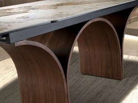 Masa extensibila deosebita design LUX Marble 180-260x100cm