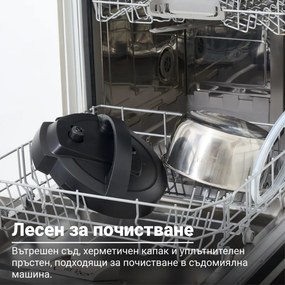 Multicooker Instant Pot Classic Mini 140800001, 800W, 3.8 l, 7 programe, Afisaj LCD, Otel inoxidabil, Negru