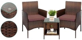 Set mobilier de gradina din polyratan