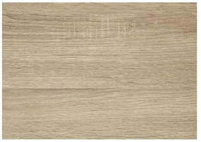 Bibliotecă neagră/cu aspect de lemn de stejar 77x185 cm Seaford – Actona