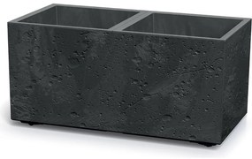 Ghiveci SIERRA CASE BETON EFFECT 77 cm negru, M