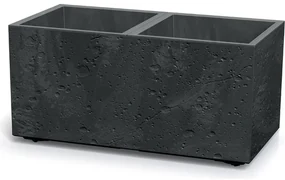 Ghiveci SIERRA CASE BETON EFFECT 77 cm negru, M