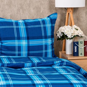 Lenjerie de pat din flanelă 4Home Blue paid