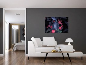 Tablou - Păpădia între flori (90x60 cm)