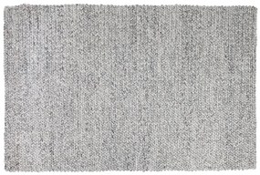 Covor lucrat manual din lana INFINITY HOME 240x160 cm, gri