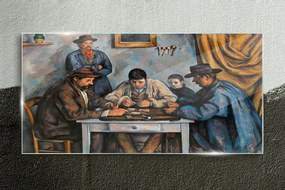 Tablou sticla Jucători de carte