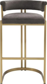 Scaun bar design LUX, Counter Stool Dante, gri 115839 HZ
