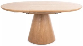 Masa Angel II stejar L120-160xl120 cm