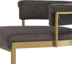 Scaun bar design LUX, Counter Stool Dante, gri 115839 HZ