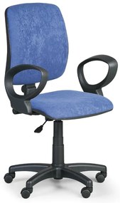 Scaun de lucru Torino II cotiera D, albastru